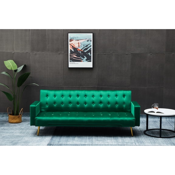 Green velvet material - Transformable seating - Limited home space - Long - lasting comfort from construction