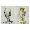 thumbnail image 1 of Green with Envy, Tickled Pink by Phillip Brown Abstract Portrait Canvas Art, 1 of 4