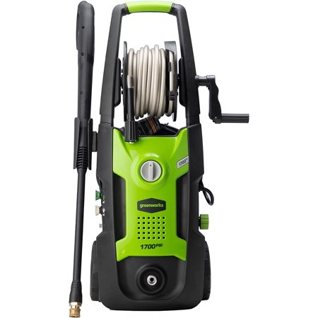Green works 1700 PSI 1.2 GPM Pressure Washer (Upright Hand-Carry) PWMA Certified