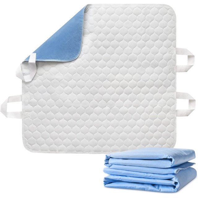 GreenChief 2 Pack Reusable Washable Underpads with Handles Incontinence