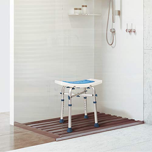 GreenChief Heavy Duty Shower Chair 500lb, Shower Stool with Padded Bath