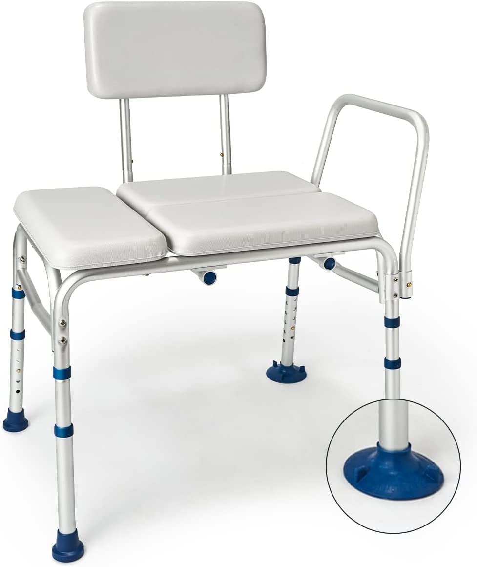 Padded tub transfer bench with cut out new arrivals