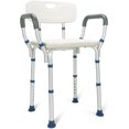 GreenChief Shower Chair with Back and Arms 300lb Heavy Duty Shower