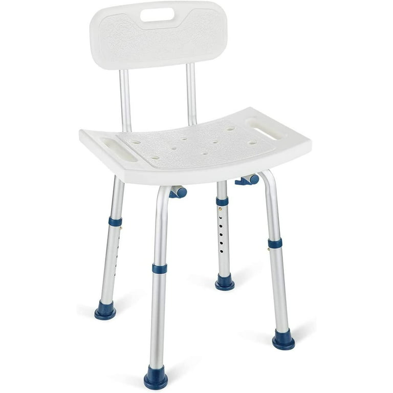 GreenChief Shower Chair with Removable Back 300lb - Heavy Duty