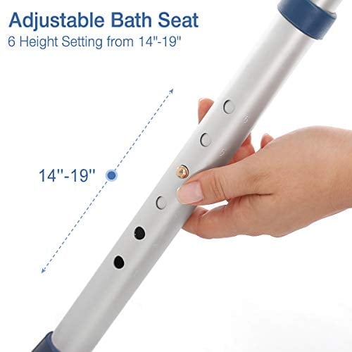 GreenChief Swivel Shower Chair for Inside Shower, 360 Degree Bath Stool