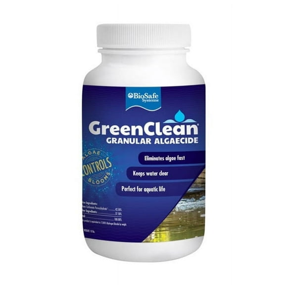 GreenClean Granular Algicide - Controls Algae Cells - 2.5lb Bottle by BioSafe