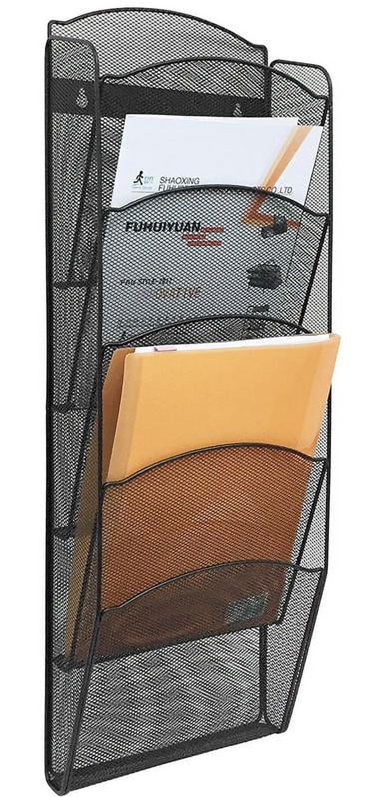 GreenCo 4.0" Black 5 - Tier Magazine Holder