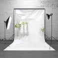 thumbnail image 1 of GreenDecor 5X7ft White Window Curtain Indoor Wedding Children Photography Backgrounds for Photo Studio Photo Backdrops, 1 of 5