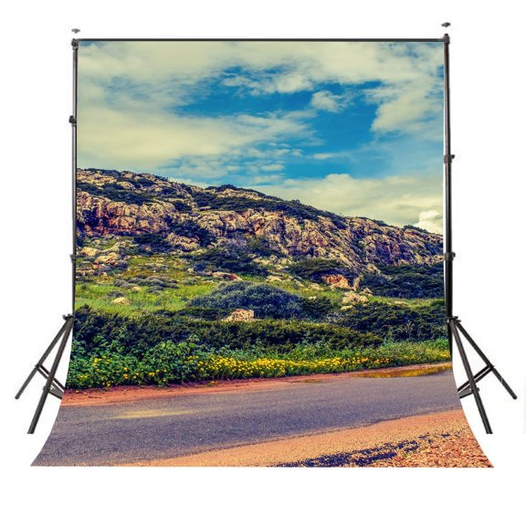 GreenDecor 5x7ft Beautiful Background Blue Sky Photography Background Background Studio Props Wall