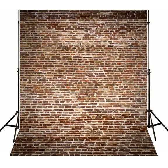 GreenDecor 5x7ft Brick Wall Backdrops 3D Semaless Printed Background for Wedding Photography Studio