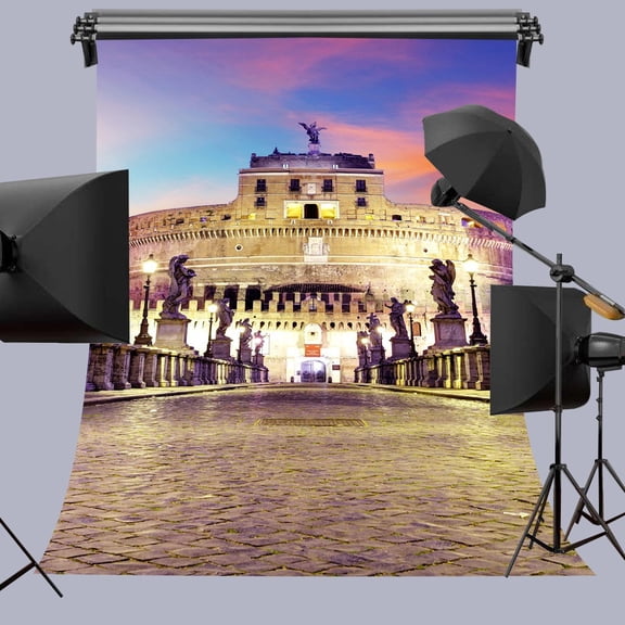 GreenDecor 5x7ft Castle Digital Printed Photography Backdrop Prop Photo Background
