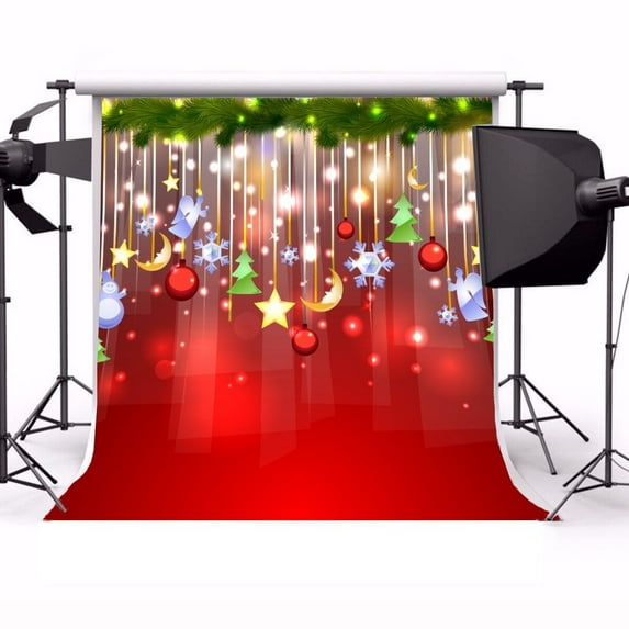 GreenDecor 5x7ft Christmas Backgrounds For Photography Merry Christmas And Santa Claus Photography Background Studio Props