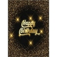 thumbnail image 1 of GreenDecor 5x7ft Dark Gold Sequins Spots Wall Sparkles photo backdrop happy birthday Photography Backgrounds, 1 of 3