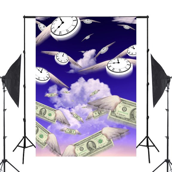 GreenDecor 5x7ft Flowers Digital Printed Photography Backdrop Prop Photo Background