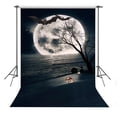 thumbnail image 1 of GreenDecor 5x7ft Flying Bats Under Moon Photography Backdrop Photo Props Background, 1 of 4