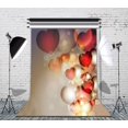 thumbnail image 1 of GreenDecor 5x7ft Happy Valentine's Day Photo Backdrops Studio Love Heart Photography Backdrop Background Studio Props, 1 of 3