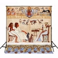 thumbnail image 1 of GreenDecor 5x7ft Murals Ancient Egypt Backdrops for Photography Retro Style Photographer Professional Photography Cloth, 1 of 5