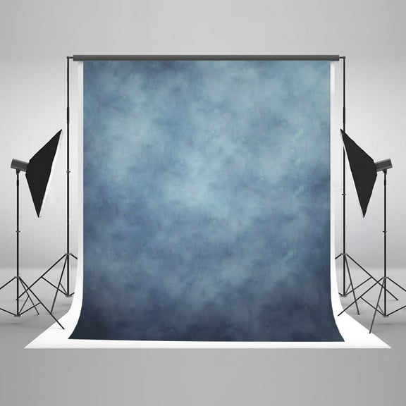 GreenDecor 5x7ft Photo Backdrops for Photographers Retro Solid Light Blue Background Photography Props Studio Digital Printed Backdrop
