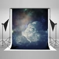 thumbnail image 1 of GreenDecor 5x7ft Photo Backgrounds Night Sky Star Dark Blue Backdrops for Photography Studio, 1 of 4