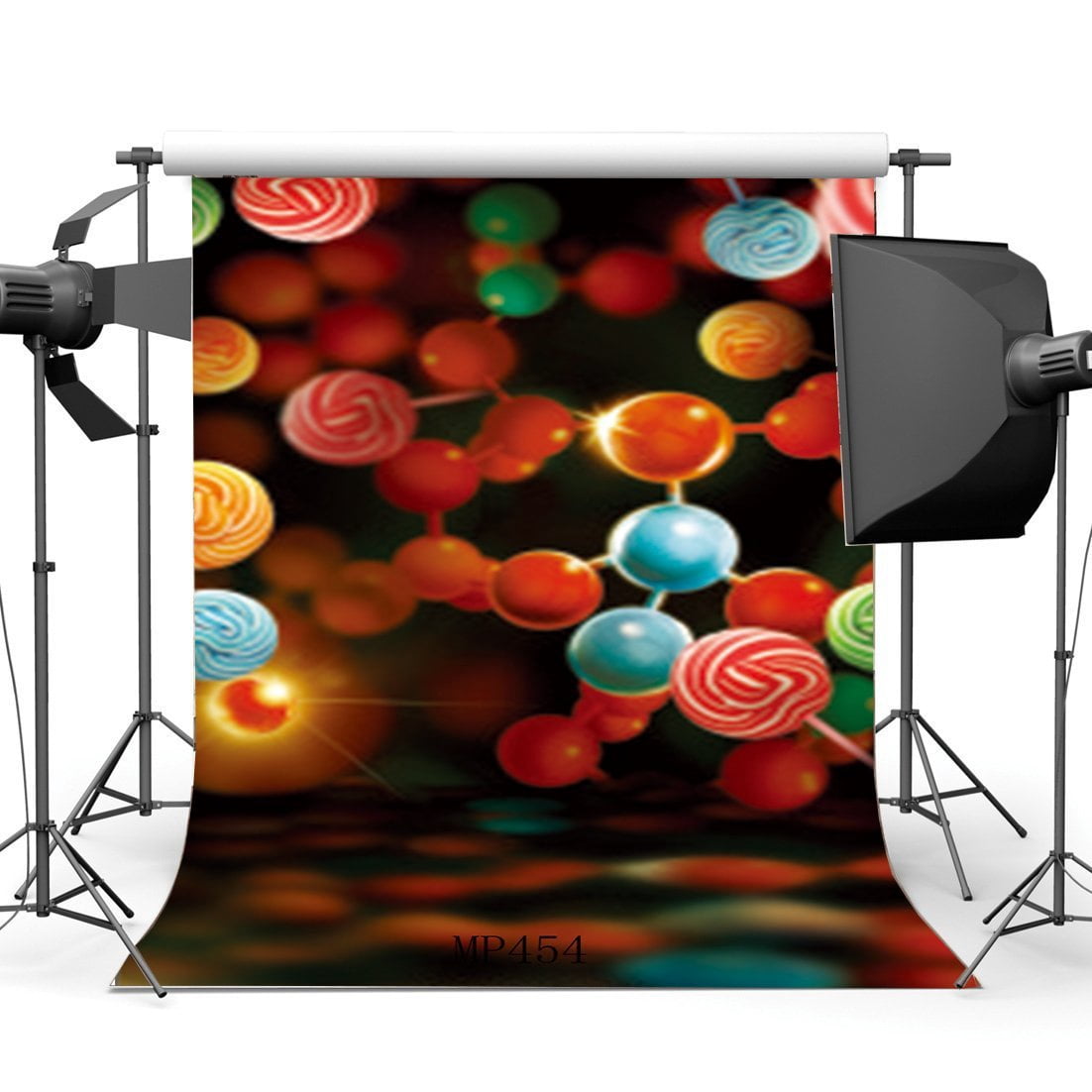 Kate Collapsible Photo Backdrop – 5x6.5ft Pop-Up Background, Grey & Brown, Portable For Headshots & Portraits