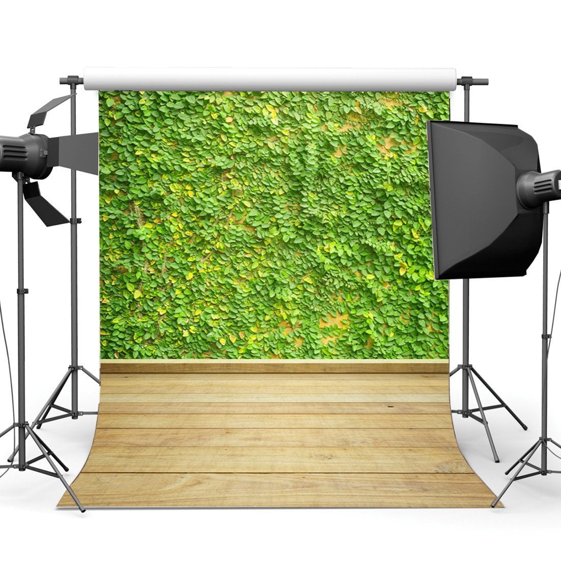 GreenDecor 5x7ft Photography Backdrop Rural Green Vine Wallpaper ...
