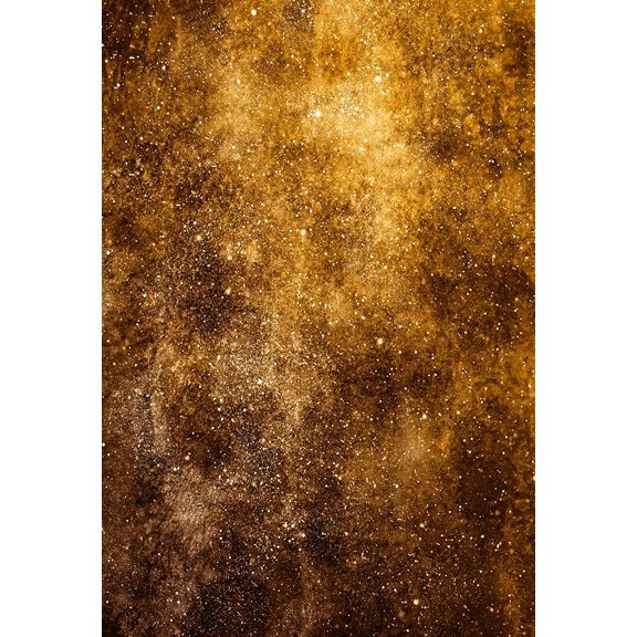 GreenDecor 5x7ft Photography Backdrops Photo Studio Background Universe explodes with Shining Meteorite Golden Background