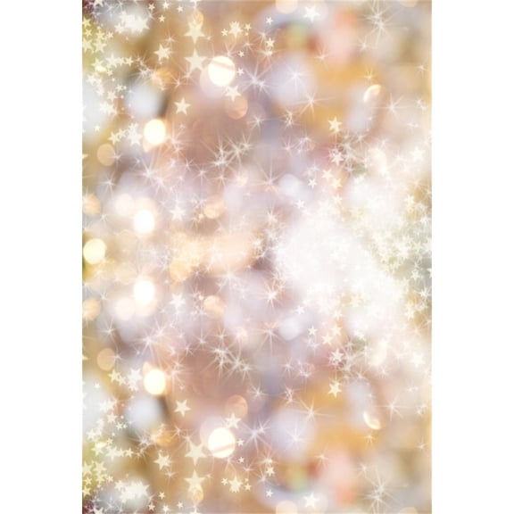 GreenDecor 5x7ft Photography Background Abstract Winter Blur Background Holiday Glitter Defocused Blinking Stars Circle Halos Bokeh Background Festival Holiday Newborn Baby Children Personal