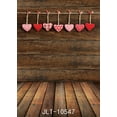 thumbnail image 1 of GreenDecor 5x7ft Photography Background Photo Backdrops Dark Wood Floor Valentine's Backdrop Studio Props, 1 of 4