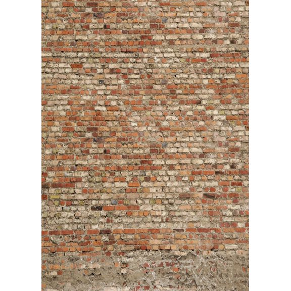 GreenDecor 5x7ft Red Brick Wall Photo Background Vintage Brick Photography Backdrop