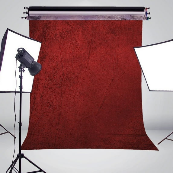GreenDecor 5x7ft Red Solid Color Photography Backdrop Props Studio Portrait Photo Shooting Background Props