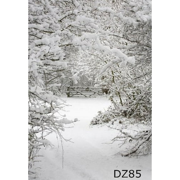 GreenDecor 5x7ft Snowscape photography Backdrop Background studio prop