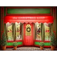thumbnail image 1 of GreenDecor 5x7ft The Christmas Shop Winter Photography Studio Backdrop Background, 1 of 3