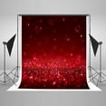 thumbnail image 1 of GreenDecor 5x7ft Valentine's Day Backdrops Love Glitter Sparkle Photo Booth Backdground, 1 of 5