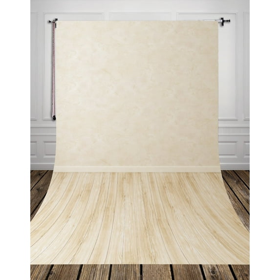 GreenDecor 5x7ft Vintage Damask Wood Floor Newborns Children Photography Backdrop Prop Photo Background