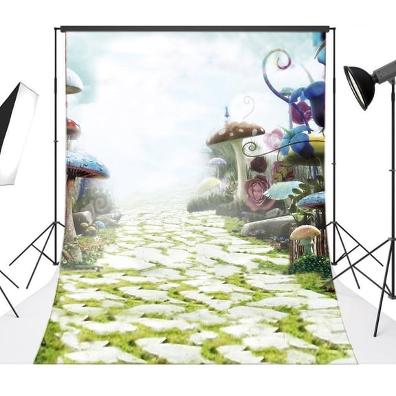 GreenDecor 5x7ft Wonderland Photography Background Photography Backdrop Studio Prop