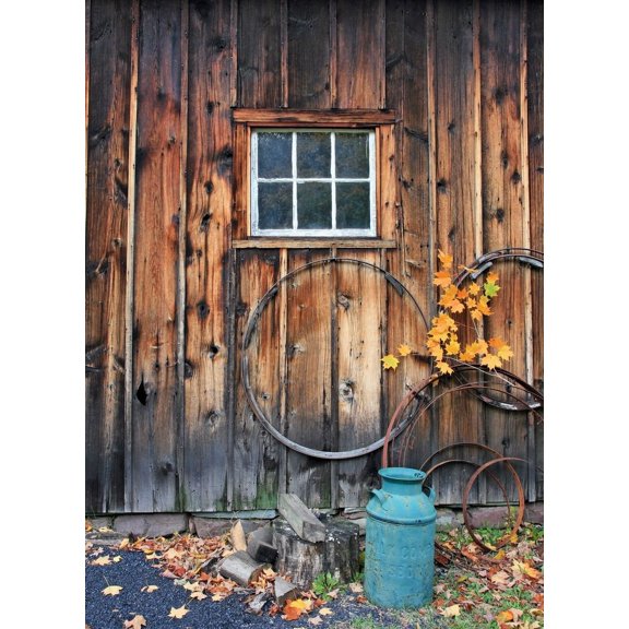 GreenDecor 5x7ft Wooden Cabin Photography Backdrop Prop Photo Background