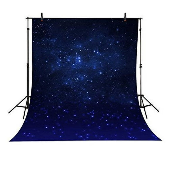 GreenDecor 5x7ft blue wall Night Sky Space Star Galaxy backdrops wedding Birthday Backgrounds