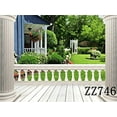 thumbnail image 1 of GreenDecor 7x5ft Beautiful Garden Beach Balcony Scenery Photography Backdrop Studio Background Photo Backdrops Studio Props, 1 of 3
