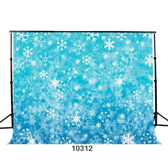 GreenDecor 7x5ft Christmas Photography Studio Backdrop Photo Background Winter snow
