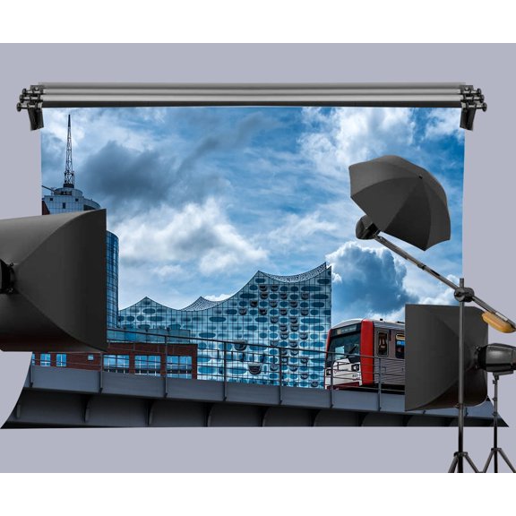 GreenDecor 7x5ft Cloud Digital Printed Photography Backdrop Prop Photo Background