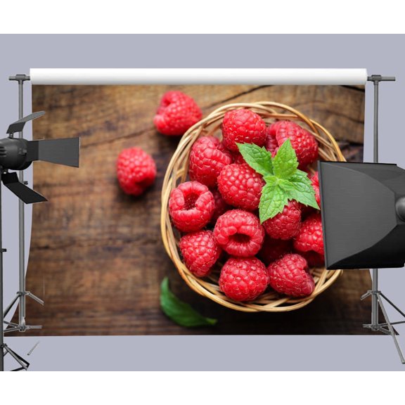GreenDecor 7x5ft Fruit Digital Printed Photography Backdrop Prop Photo Background