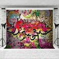 thumbnail image 1 of GreenDecor 7x5ft Graffiti Wall Backdrops for Photography Colorful Brick Background for Photo Studio, 1 of 5