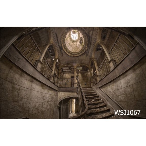 GreenDecor 7x5ft Halloween Castle Photography Backdrop Background Photo Background Studio Prop