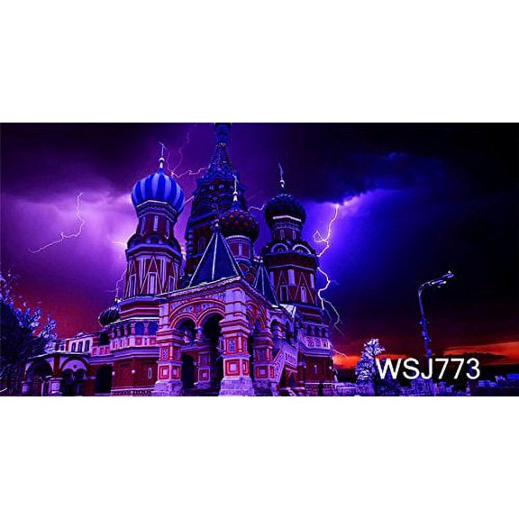 GreenDecor 7x5ft Lightning Accompanied with Thunder Photography Backdrop Photo Background Studio Prop