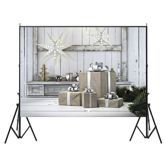 GreenDecor 7x5ft Photography Backgrounds, Merry Christmas Theme Backdrops, Photo Studio Props Best for Christmas Decoration, Children, Newborn, Baby