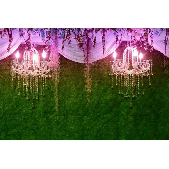 GreenDecor 7x5ft Romantic Decoration for Wedding Party Theme Photography Backdrop Prop Photo Background