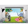 thumbnail image 1 of GreenDecor 7x5ft The Animal World photography Backdrop Background studio prop, 1 of 5