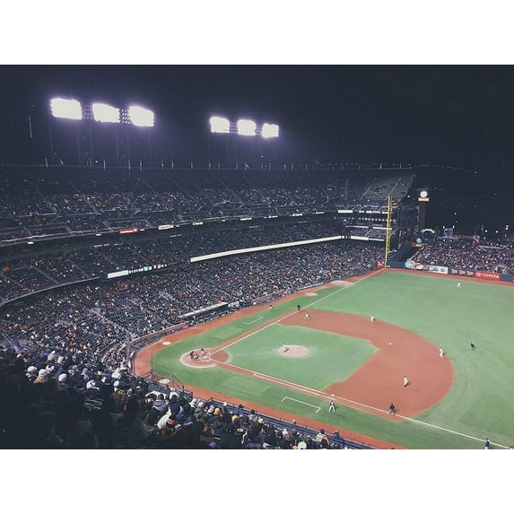 GreenDecor 7x5ft baseball field baseball stadium Audience backdrops party photo studio background