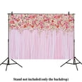 thumbnail image 1 of GreenDecor 7x5ft photography backdrops wedding decoration party pink floral Flower wall curtains Birthday Bridal shower banner photo studio booth background photocall, 1 of 4