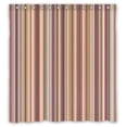 thumbnail image 1 of GreenDecor Abstract Elegant Stripes Colorful Waterproof Shower Curtain Set with Hooks Bathroom Accessories Size 66x72 inches, 1 of 2